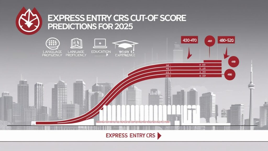 Express Entry CRS Cut-Off Score Predictions for 2025